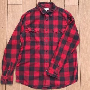 Mens button down flannel
